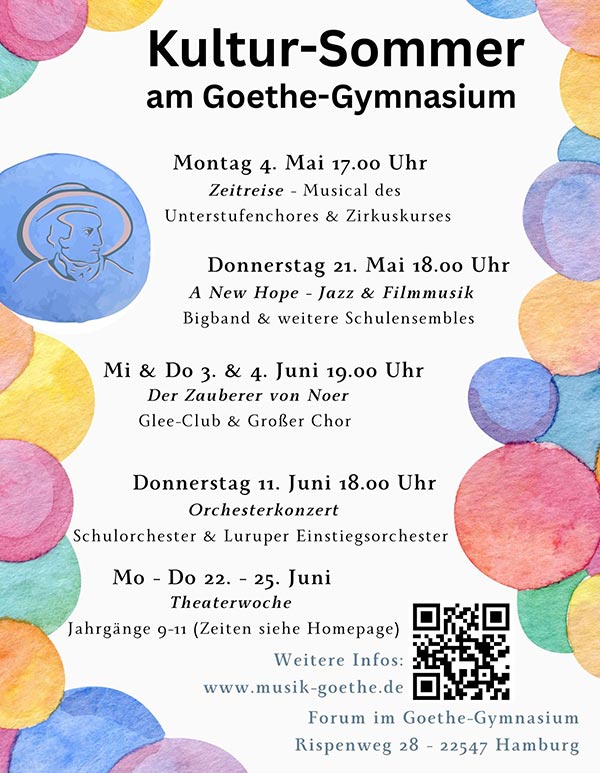 Musik Goethe - Programm 2026