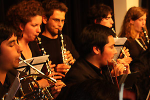 Chor des Goethe Gymnasiums Hamburg mit Chorsängern aus Chile