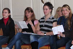 Chorreise 2007 des Goethe-Gymnasiums unter Leitung von Astrid Demattia