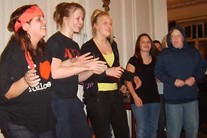 Chorreise 2008 des Goethe-Gymnasiums unter Leitung von Astrid Demattia