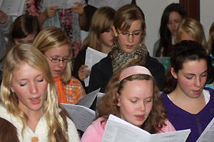 Chorreise 2009 des Goethe-Gymnasiums unter Leitung von Astrid Demattia